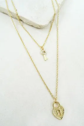Lock And Key Necklace