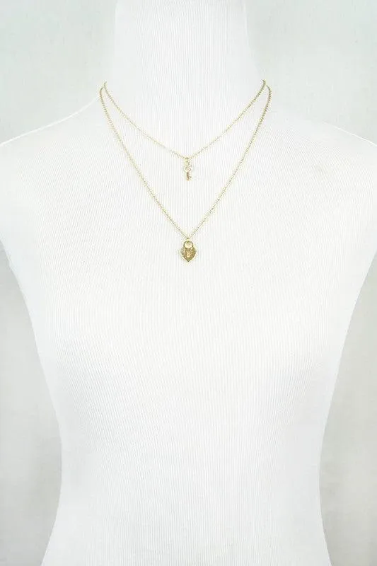 Lock And Key Necklace