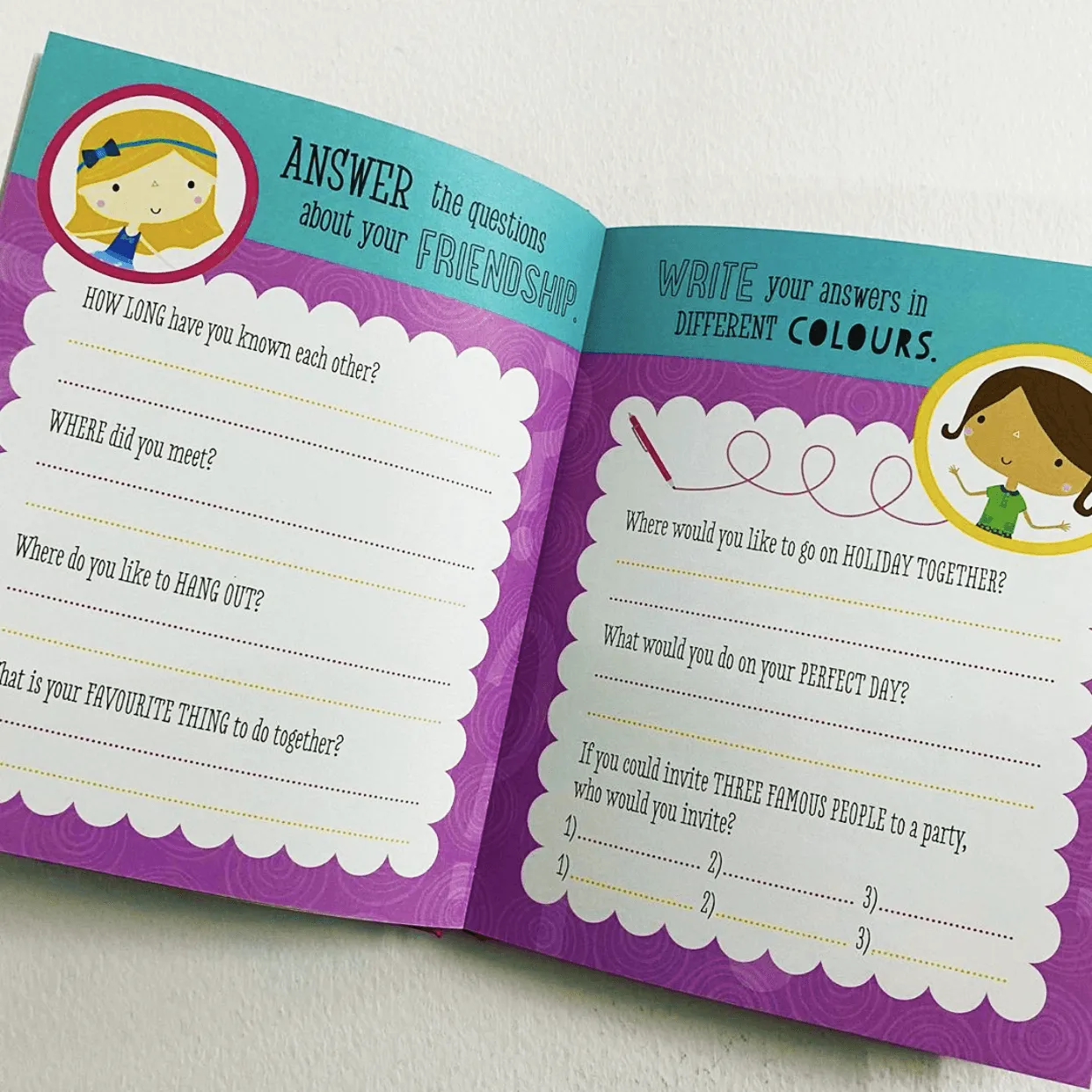 Made With Love - Doodle, Color, Write and make Friendship Bracelets...