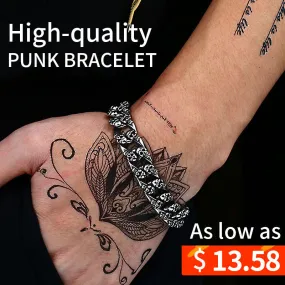 New Unique Cool Skull Bracelet For Man