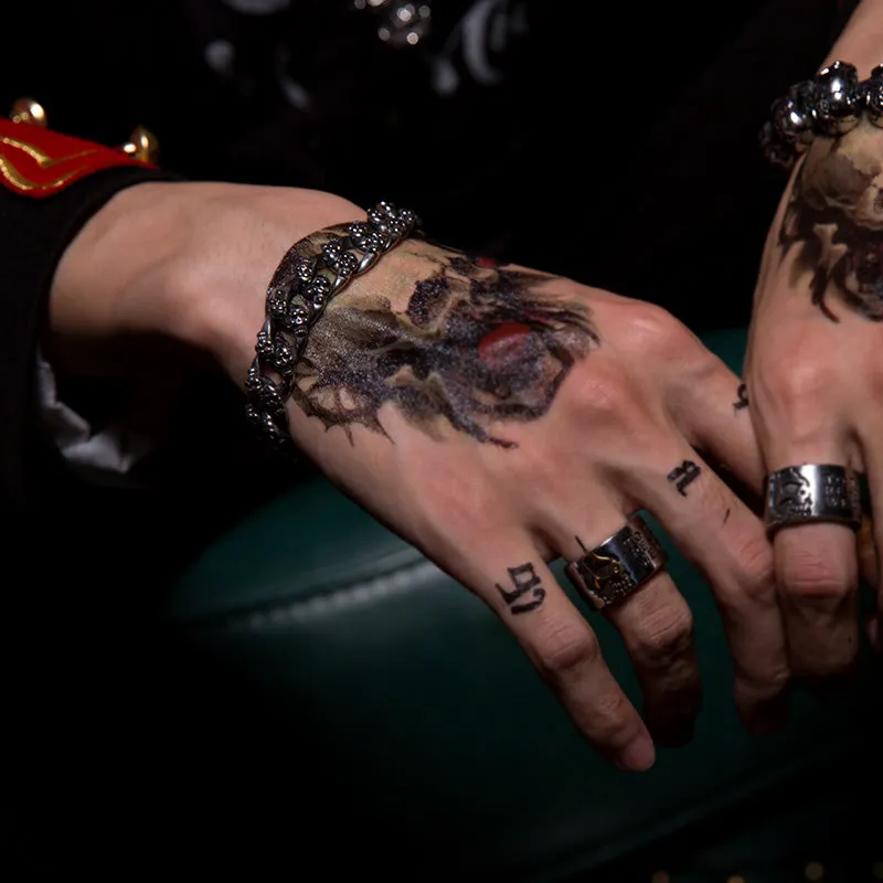 New Unique Cool Skull Bracelet For Man