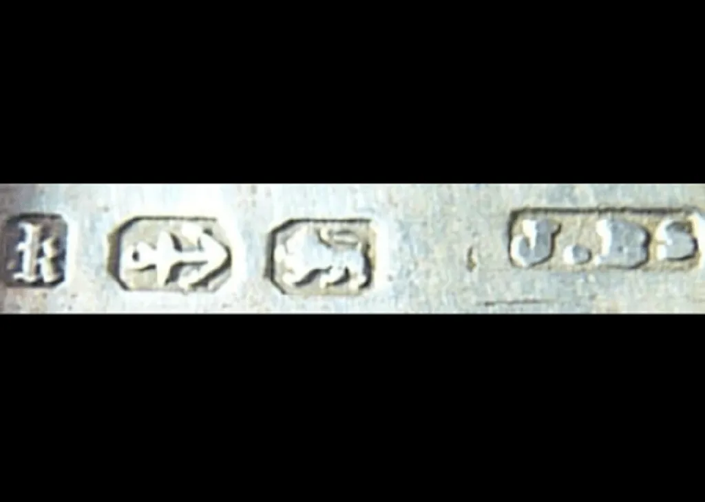 Ornate Victorian Aesthetic Hallmarked Silver Yellow & Rose Gold Bracelet 1884
