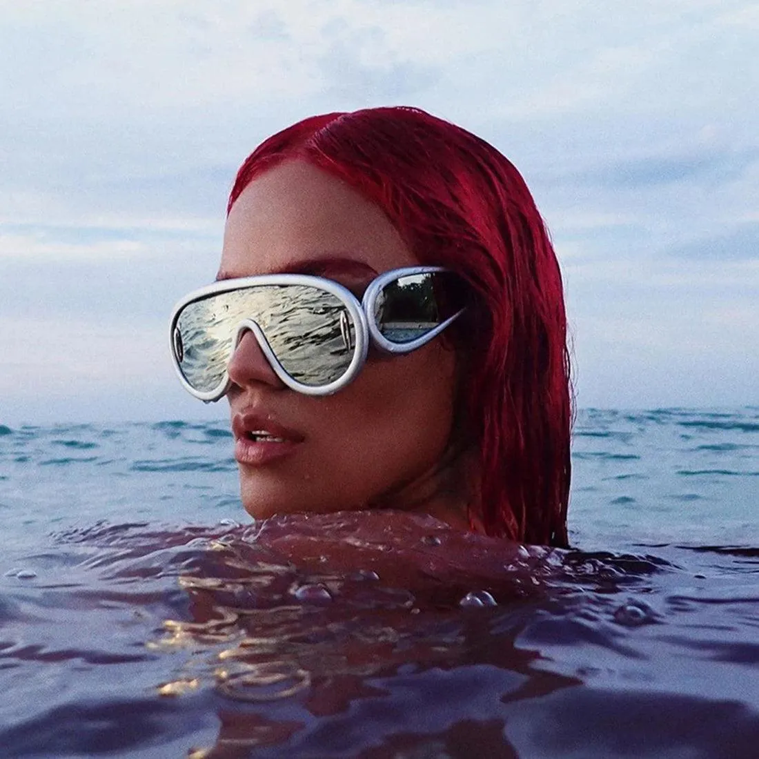 Oversized Punk Sunglasses - Sexikinis Swim