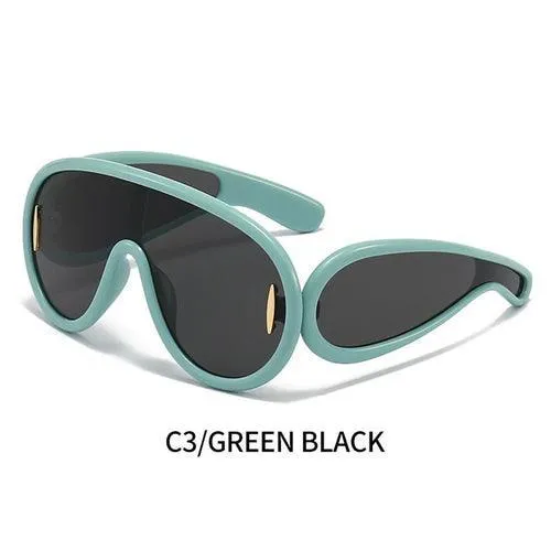 Oversized Punk Sunglasses - Sexikinis Swim