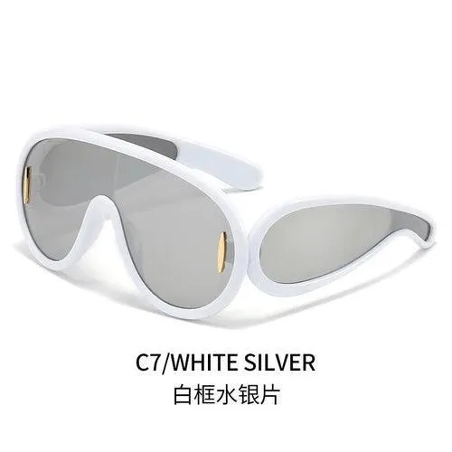 Oversized Punk Sunglasses - Sexikinis Swim