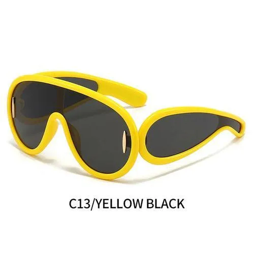 Oversized Punk Sunglasses - Sexikinis Swim
