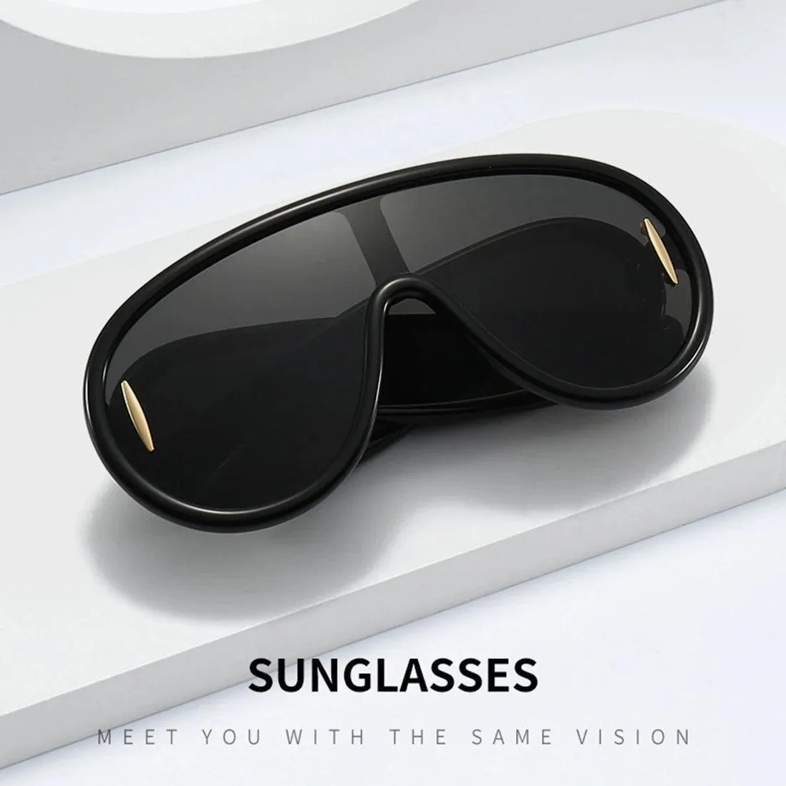 Oversized Punk Sunglasses - Sexikinis Swim