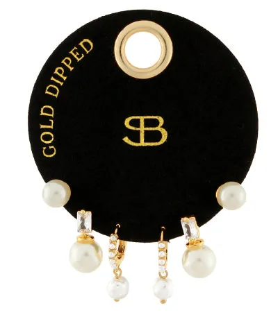 Pearl Earring Set