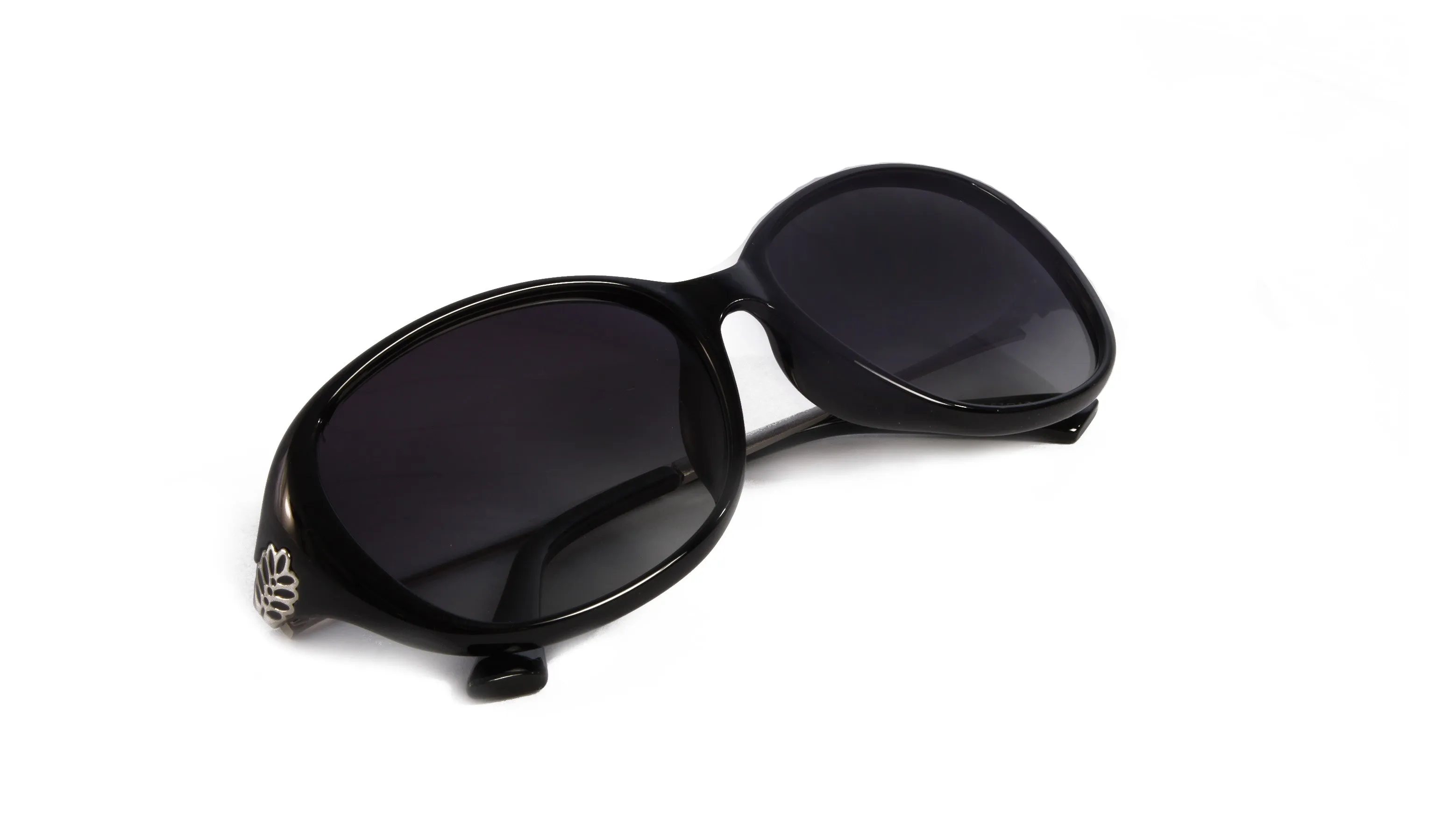 PETALUMA BLACK RECTANGULAR POLARIZED SUNGLASS