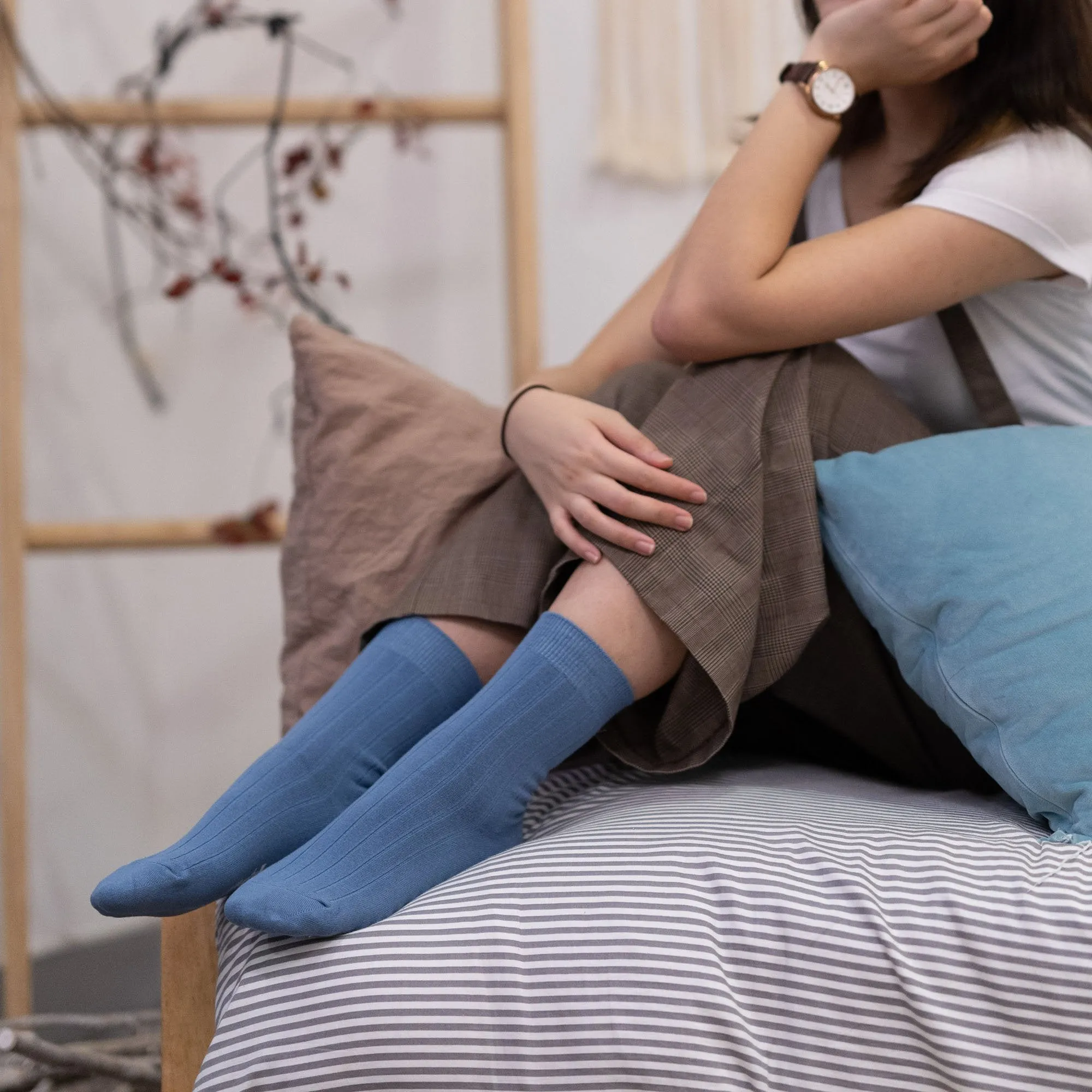 Playful Socks - Tiffany Blue