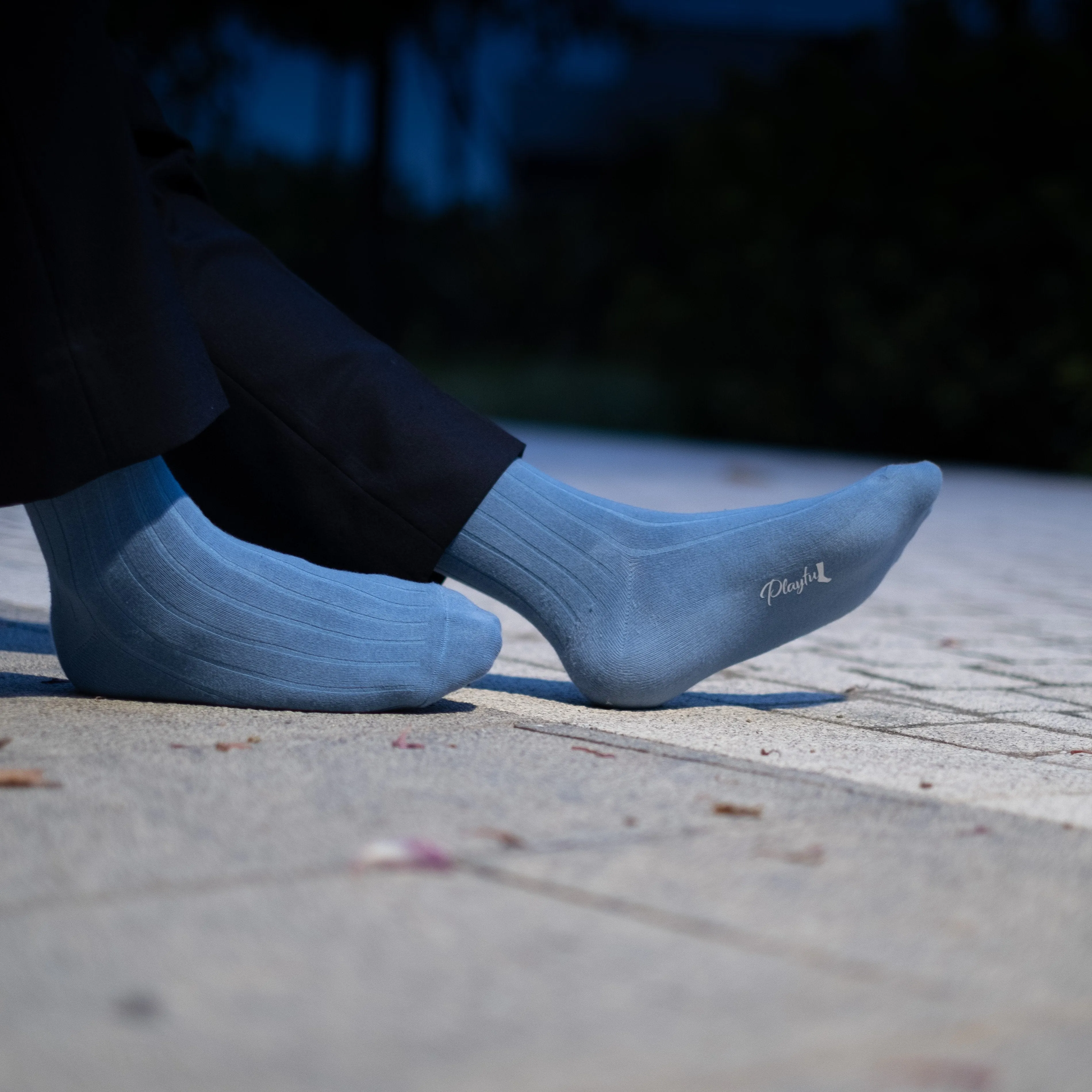 Playful Socks - Tiffany Blue