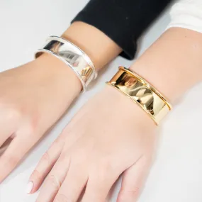 Polished Ribbon Cuff