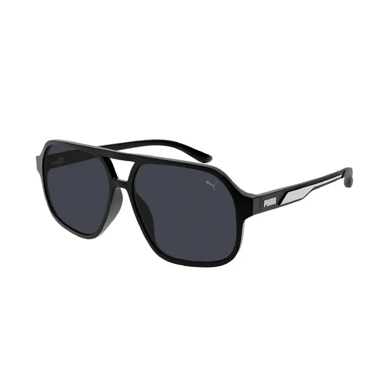 PUMA Puma PU0368S Black/Smoke Sunglasses