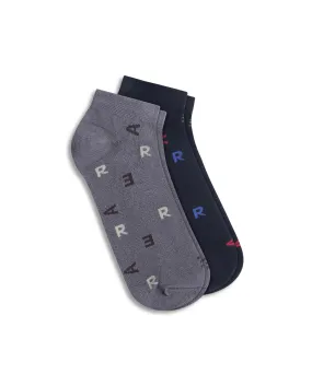 Rare Rabbit Men Alf Assorted Low Ankle Socks
