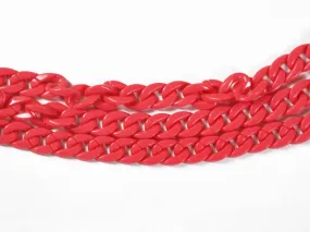 Red Circular Acrylic Chains