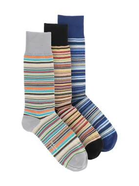 Signature Stripe Cotton Socks