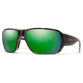 Smith Unisex Tortoise Frame Chromapop Green Mirror Lens Polarized Castaway Sunglasses - 20317308663UI