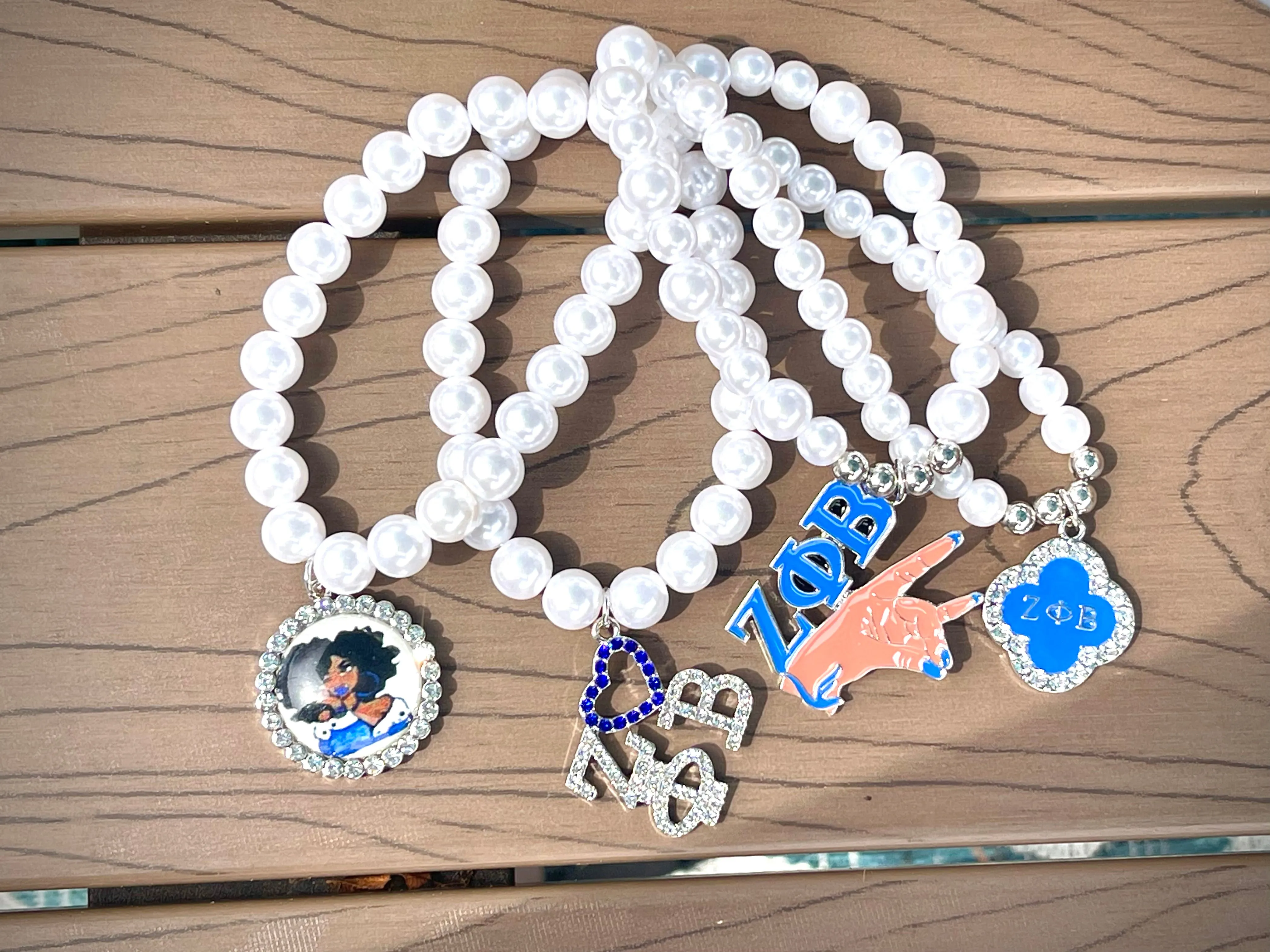 Sorority Inspired Charm Bracelets