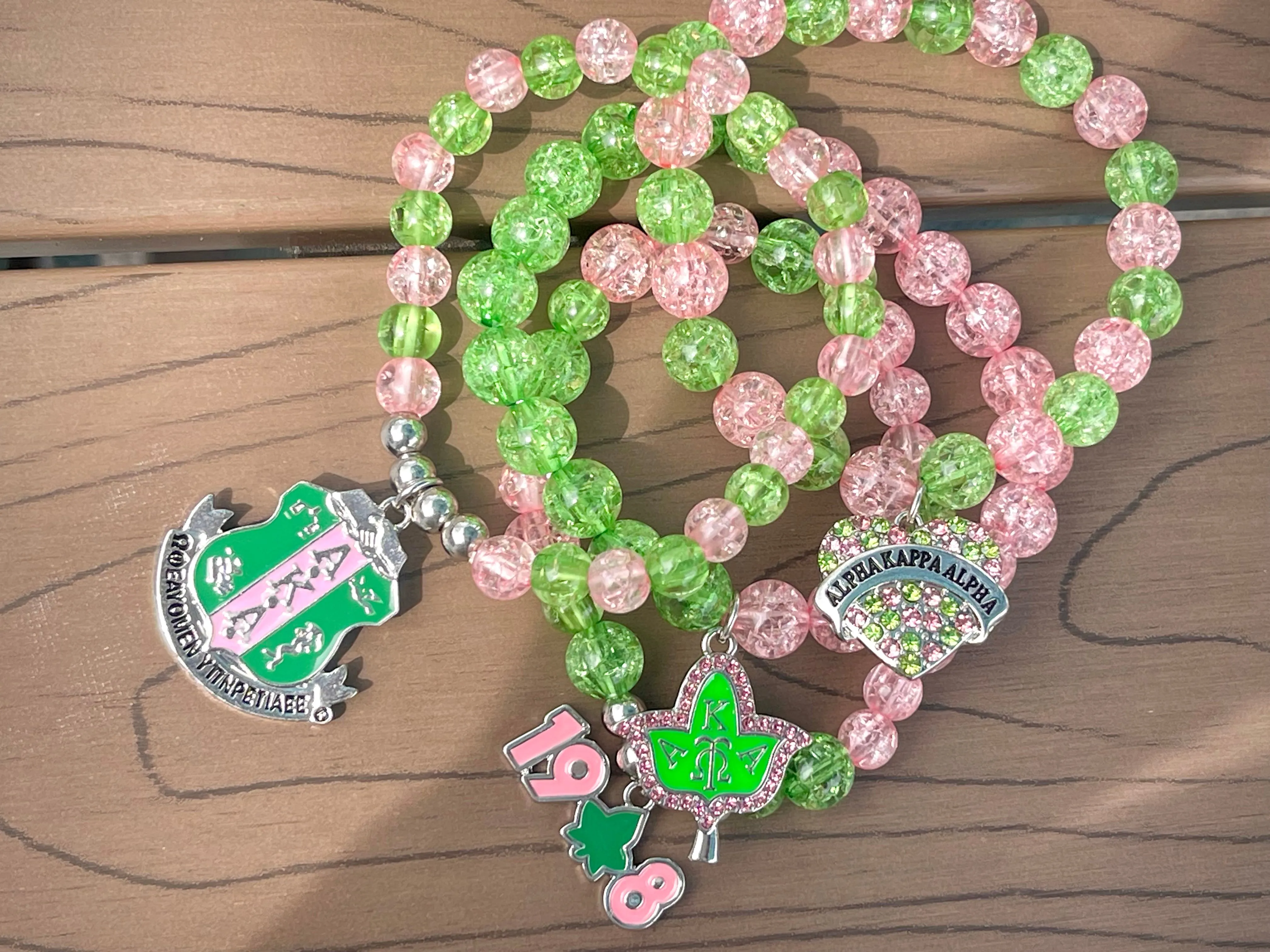 Sorority Inspired Charm Bracelets