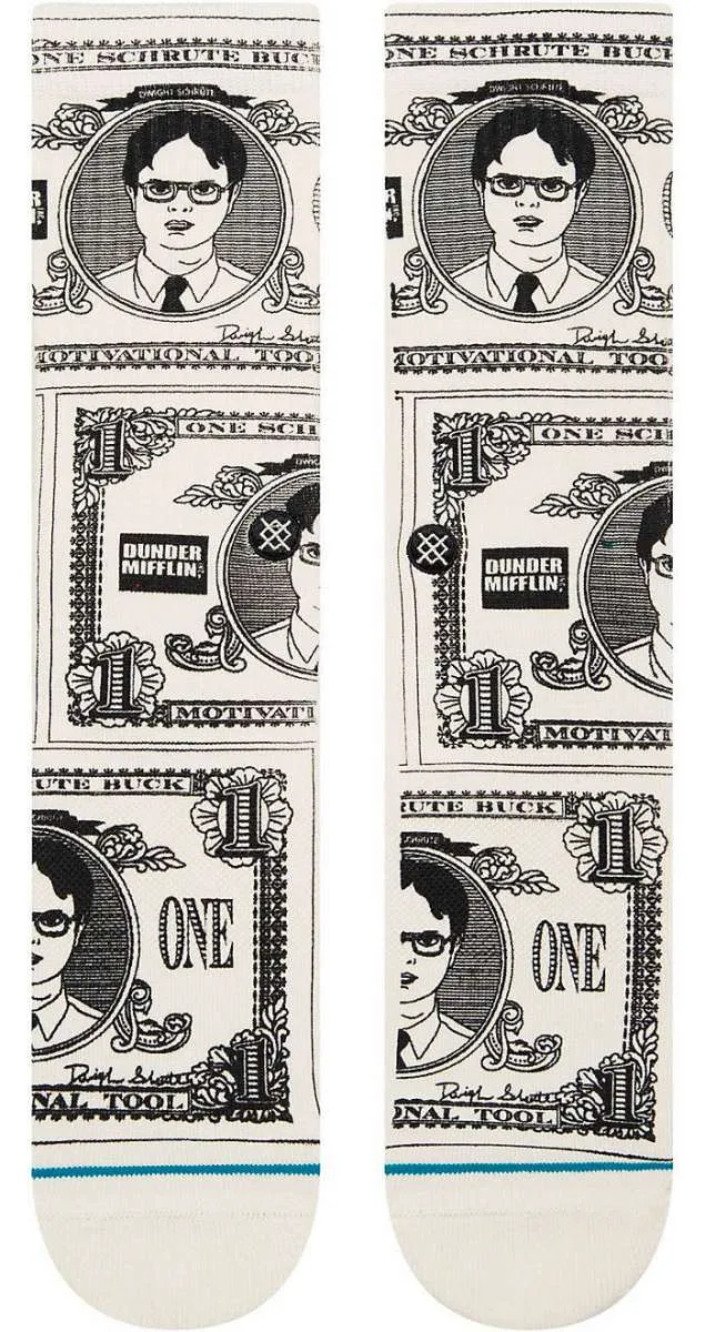 Stance Schrute Bucks Crew Socks 2023
