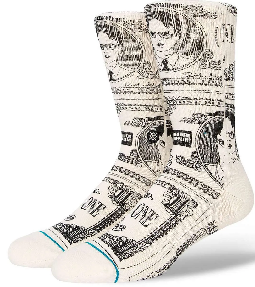 Stance Schrute Bucks Crew Socks 2023