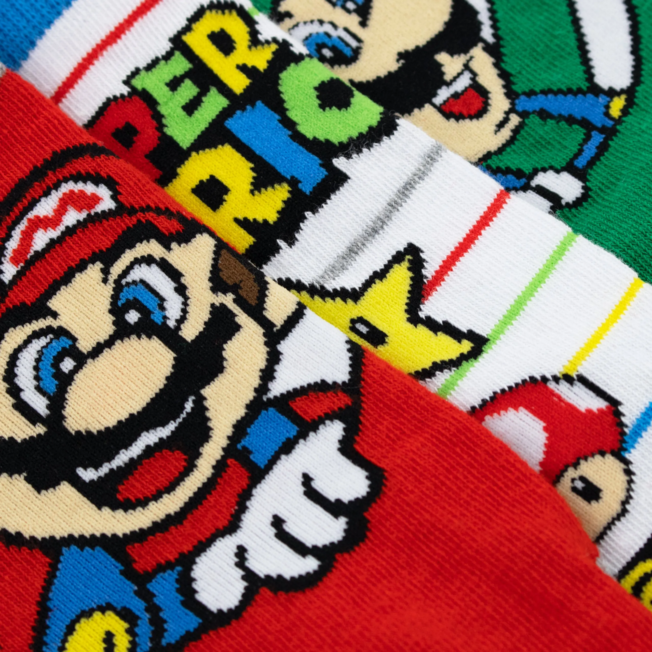 Super Mario Socks 3 Pack