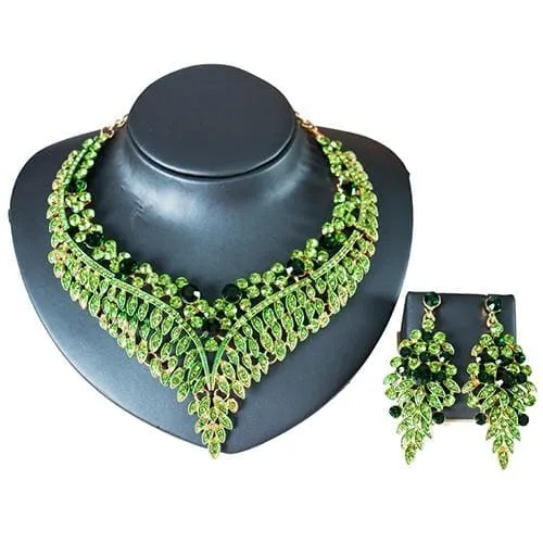 Trendy Crystal Bridal Jewelry Set