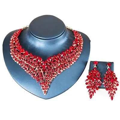 Trendy Crystal Bridal Jewelry Set