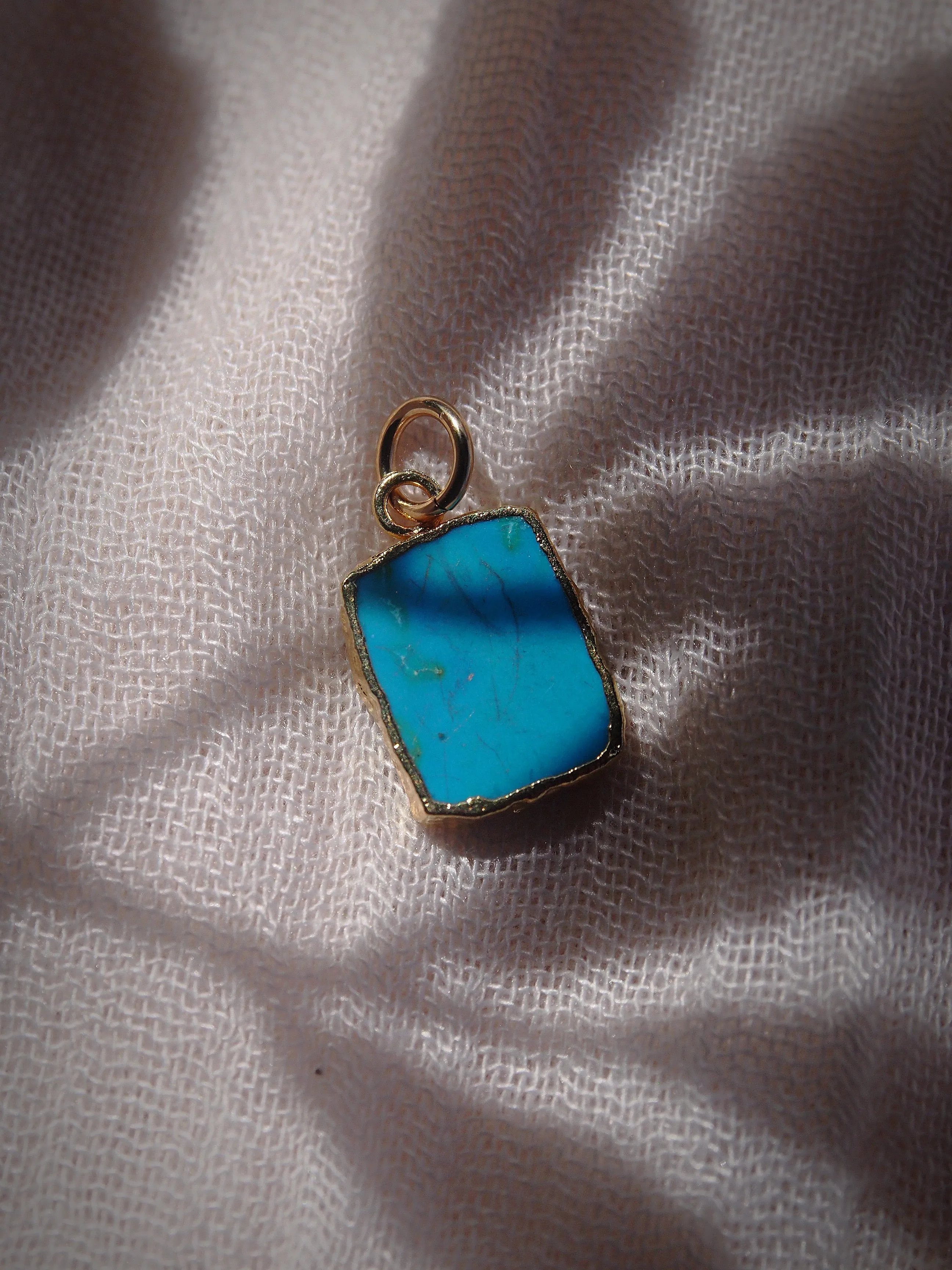 Turquoise Gemstone Charm