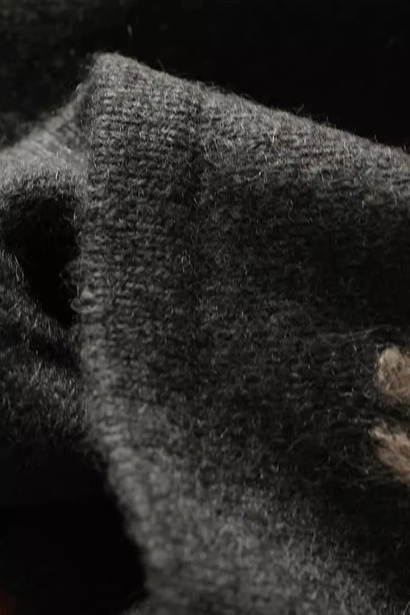 Vintage Cashmere Beanie and Touchscreen Gloves Set