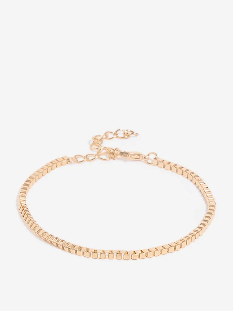 Westside Accessories Gold Butterfly Stackable Bracelets - Pack of 4