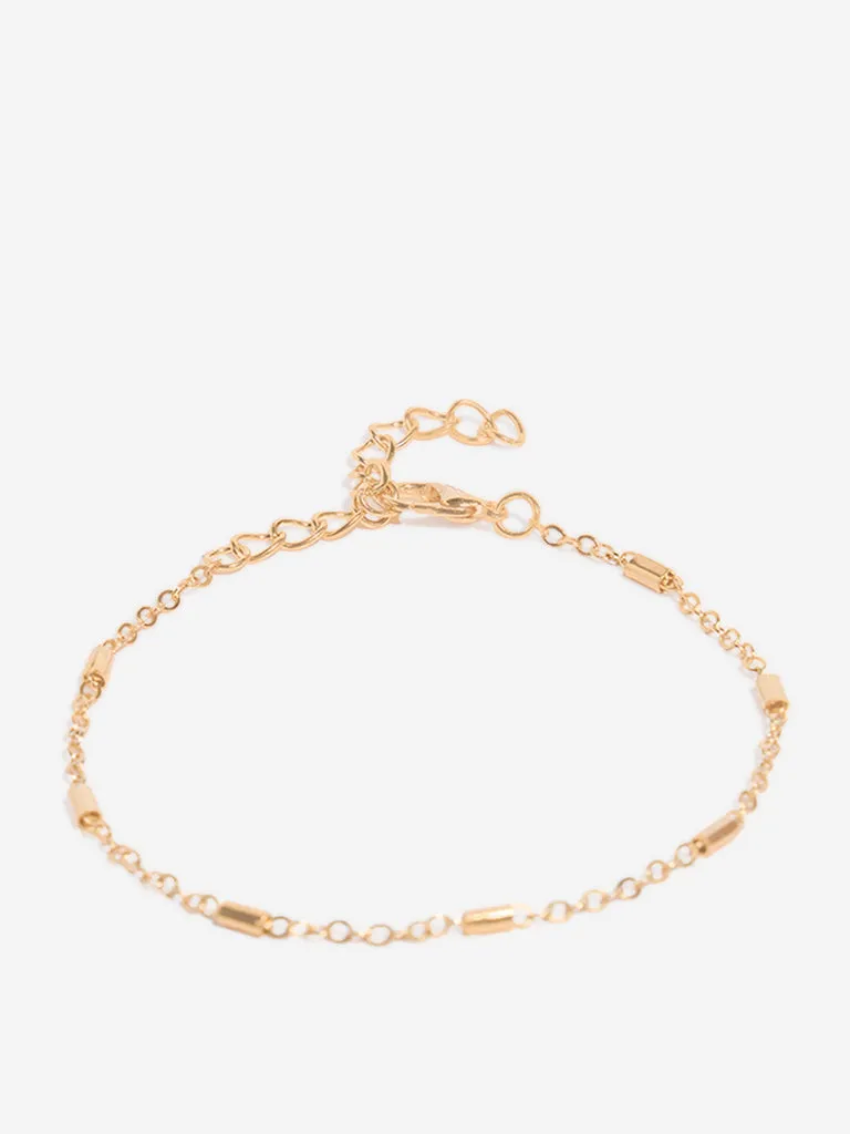 Westside Accessories Gold Butterfly Stackable Bracelets - Pack of 4