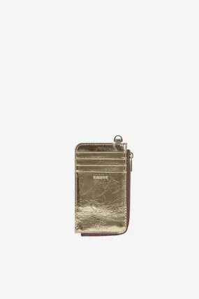 Winona Card Holder - Gold Crinkle