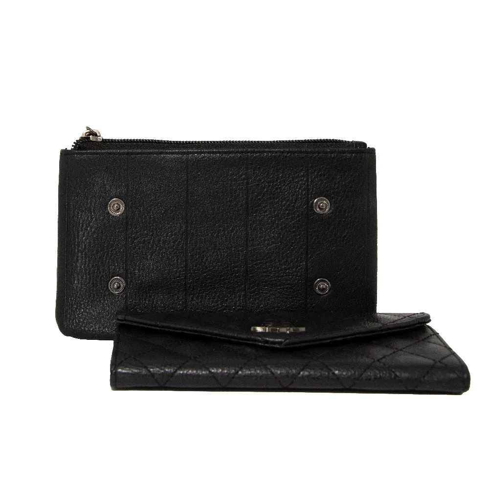 Women's Detachable Wallet Coin Purse - Darth Vader Quilted PU