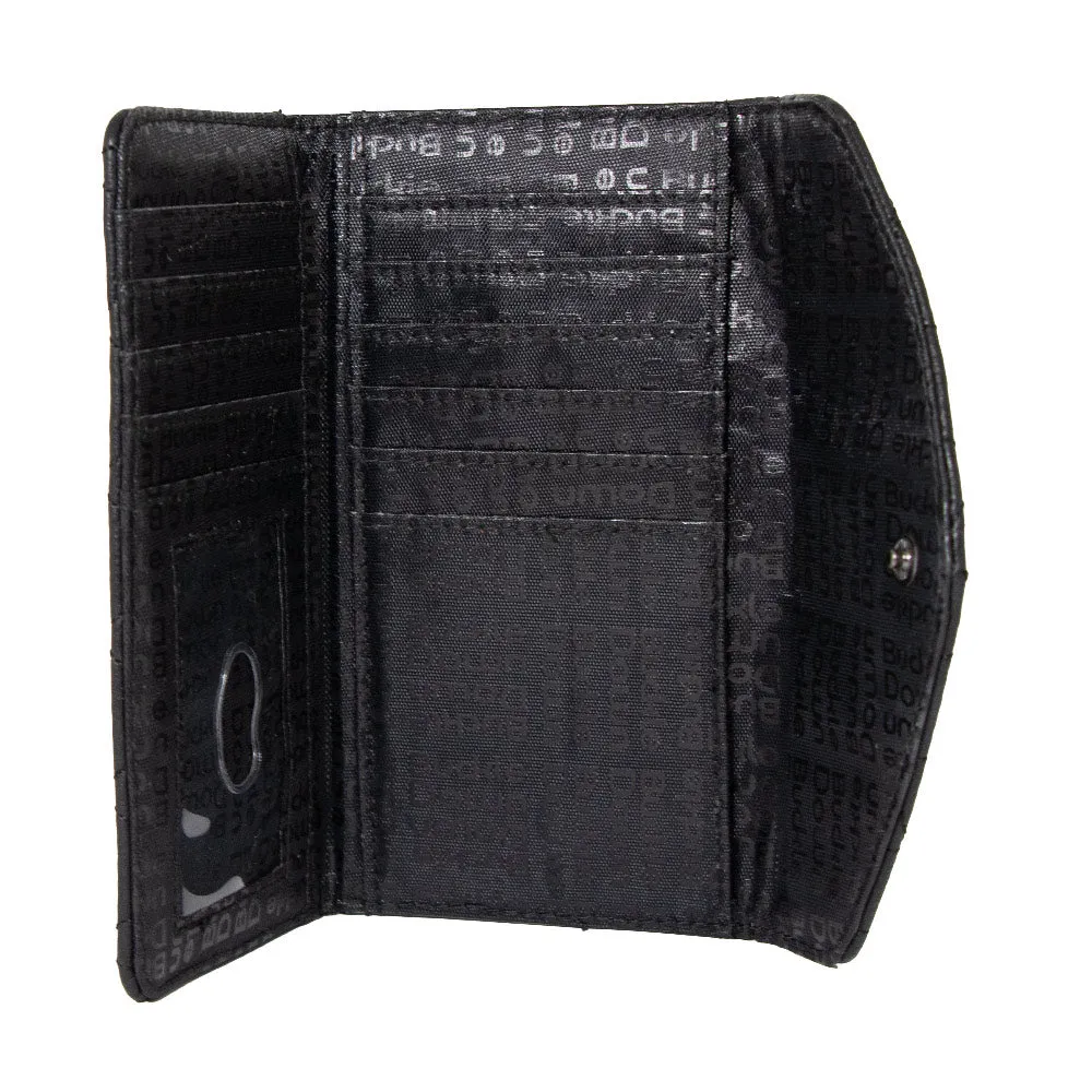 Women's Detachable Wallet Coin Purse - Darth Vader Quilted PU