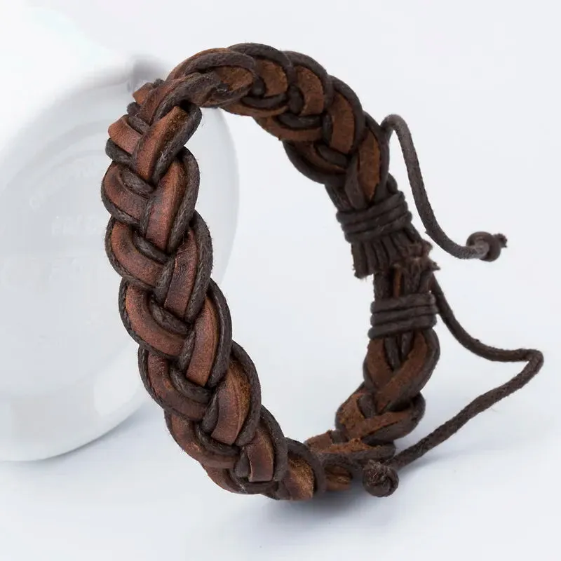 XQNI Fashion Charm Leather Bracelets For Women DIY Gift