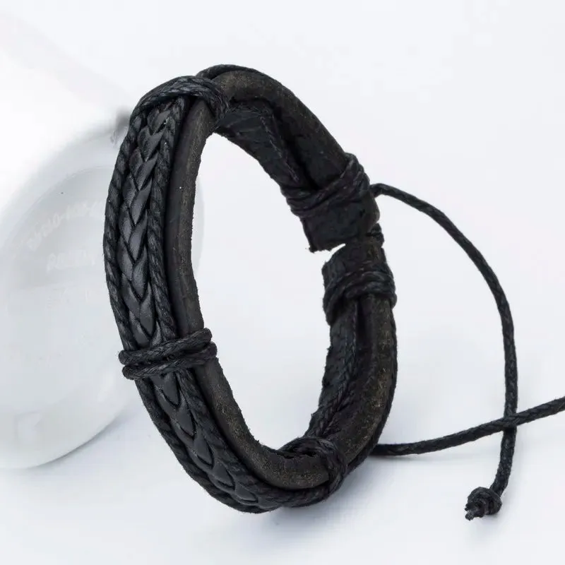 XQNI Fashion Charm Leather Bracelets For Women DIY Gift