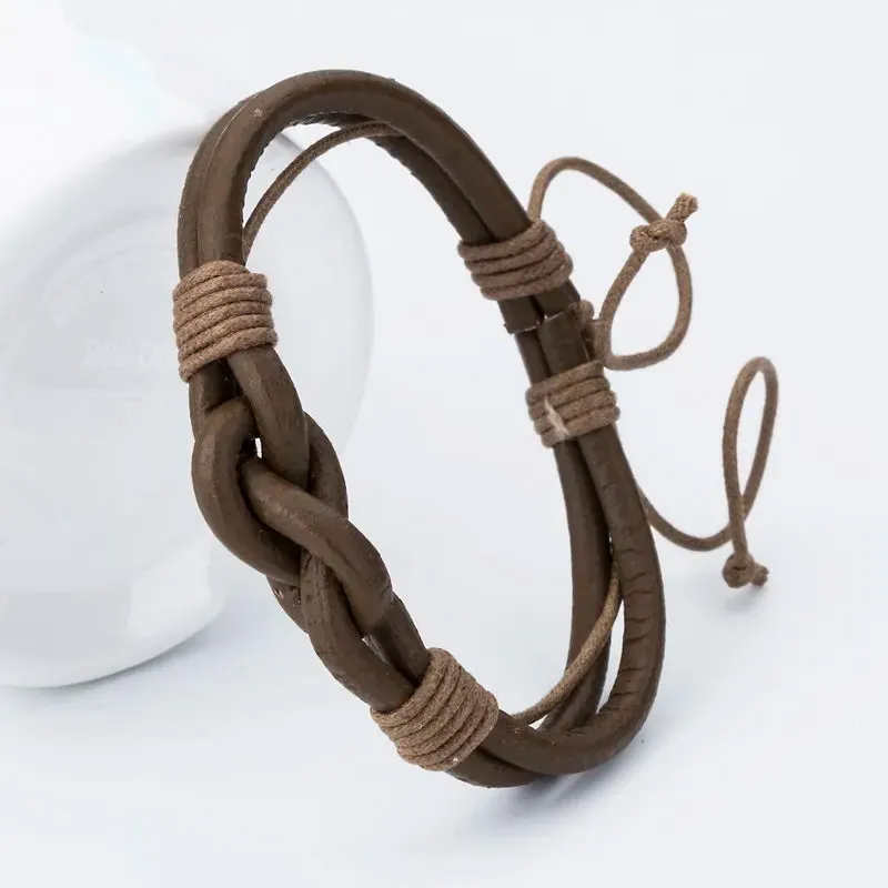 XQNI Fashion Charm Leather Bracelets For Women DIY Gift