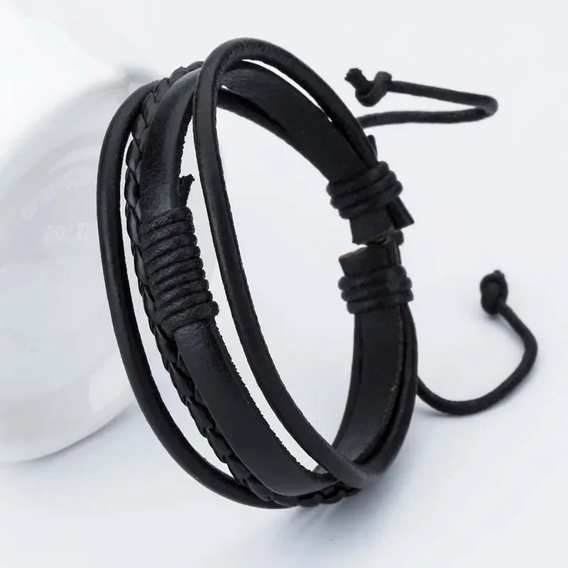 XQNI Fashion Charm Leather Bracelets For Women DIY Gift